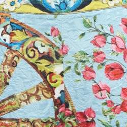 Dolce & Gabbana Multicolor Printed Jacquard Shorts S