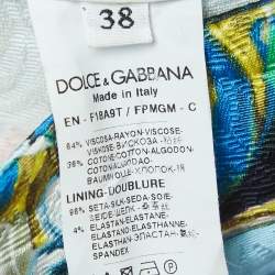 Dolce & Gabbana Multicolor Printed Jacquard Shorts S