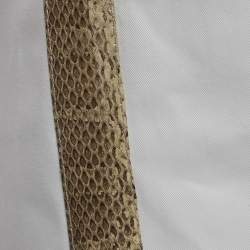 Pre Owned Dolce & Gabbana White Cotton Water Snake Trim Jeans M Waist 32''