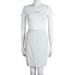 Dolce & Gabbana Light Grey Pencil Skirt L