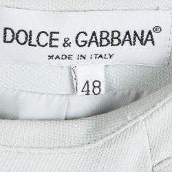 Dolce & Gabbana Light Grey Pencil Skirt L