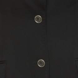 Pre Owned Dolce & Gabbana Black Wool Single Breasted Blazer M
