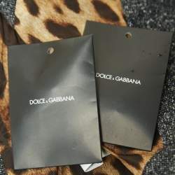 Dolce & Gabbana Grey Wool Blend Knit Vest and Pants Suit M