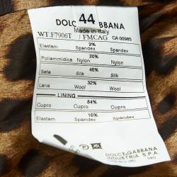 Dolce & Gabbana Grey Wool Blend Knit Vest and Pants Suit M