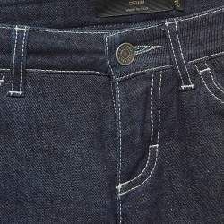 Pre Owned Dolce & Gabbana Dark Blue Denim Skinny Pretty Jeans XS Waist 26"