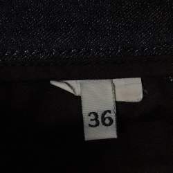 Pre Owned Dolce & Gabbana Dark Blue Denim Skinny Pretty Jeans XS Waist 26"