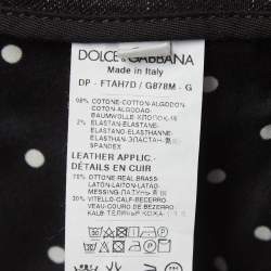 Pre Owned Dolce & Gabbana Pretty Navy Washed Denim Skinny Jeans S Waist 28"