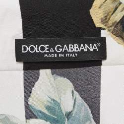 Dolce & Gabbana Multicolor Printed Silk Pajama Shirt Set M