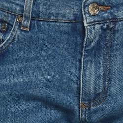 Pre Owned Dolce & Gabbana Blue Distressed Denim Jeans M Waist 30"