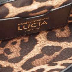 Pre Owned Dolce & Gabbana Black Quilted Velvet and Leather Lucia Embellished Shoulder Bag