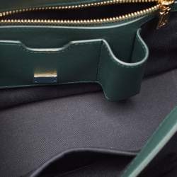 Pre Owned Dolce & Gabbana Green Python Miss Margarita Shoulder Bag