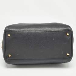 Pre Owned Dolce & Gabbana Black Leather Miss Sicily Boston Bag