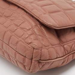 Dolce & Gabbana Old Rose Quilted Leather Miss Deco Shoulder Bag