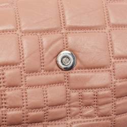Dolce & Gabbana Old Rose Quilted Leather Miss Deco Shoulder Bag