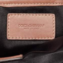 Dolce & Gabbana Old Rose Quilted Leather Miss Deco Shoulder Bag