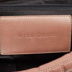 Dolce & Gabbana Old Rose Quilted Leather Miss Deco Shoulder Bag