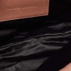 Dolce & Gabbana Old Rose Quilted Leather Miss Deco Shoulder Bag