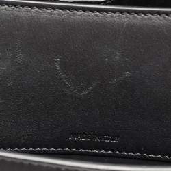 Pre Owned Dolce & Gabbana Black Leather Large Miss Sicily 58 Top Handle Bag