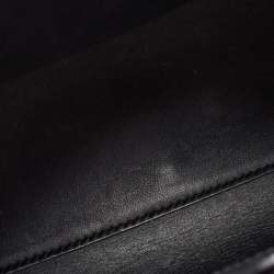 Pre Owned Dolce & Gabbana Black Leather Large Miss Sicily 58 Top Handle Bag