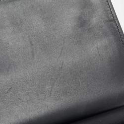 Pre Owned Dolce & Gabbana Black Leather Large Miss Sicily 58 Top Handle Bag