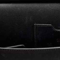 Pre Owned Dolce & Gabbana Black Leather Large Miss Sicily 58 Top Handle Bag