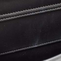 Pre Owned Dolce & Gabbana Black Leather Large Miss Sicily 58 Top Handle Bag