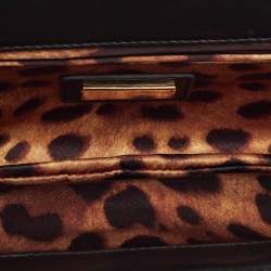 Pre Owned Dolce & Gabbana Green Pleated Satin Miss Lady Frame Clutch