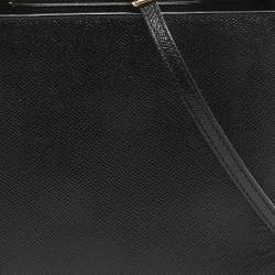 Dolce & Gabbana Black Leather Miss Sicily Shopper Tote
