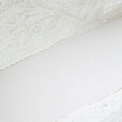 Pre Owned Dolce & Gabbana White Fabric Cordonetto Lace Medium Sicily Cordonetto Top Handle Bag