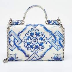 Pre Owned Dolce & Gabbana Multicolor Leather Miss Sicily Von Wallet On Chain