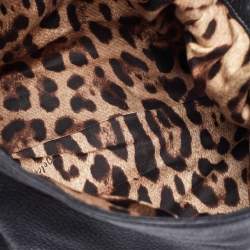 Pre Owned Dolce & Gabbana Black Leather Large Miss Sicily Top Handle Bag