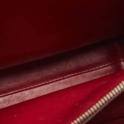 Pre Owned Dolce & Gabbana Black Leather and Python Lucia Top Handle Bag