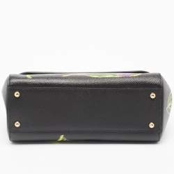 مملوكة مسبقًا حقيبة دولتشي أند غابانا ميس سيسيلي جلد أزرق بيد علوية متوسطة