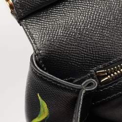 مملوكة مسبقًا حقيبة دولتشي أند غابانا ميس سيسيلي جلد أزرق بيد علوية متوسطة