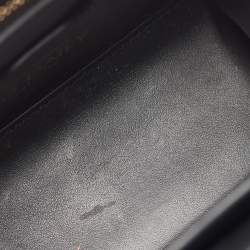 Pre Owned Dolce & Gabbana Black Leather Mini DG Daily Tote