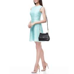 Pre Owned Dolce & Gabbana Black Leather Small Miss Sicily Top Handle Bag