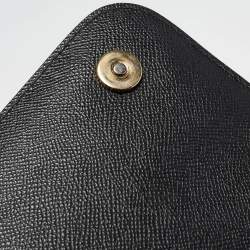 Pre Owned Dolce & Gabbana Black Leather Large Miss Sicily Top Handle Bag