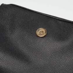 Pre Owned Dolce & Gabbana Black Leather Large Miss Sicily Top Handle Bag