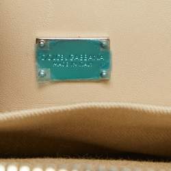 Pre Owned Dolce & Gabbana Multicolor Leather Teatro dei Pupi Dolce Box Top Handle Bag
