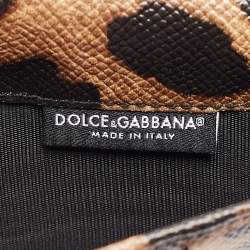 Pre Owned Dolce & Gabbana Black Leather Miss Sicily Von Wallet On Chain