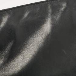 Pre Owned Dolce & Gabbana Brown Leopard Print Lizard Leather Top Handle Bag
