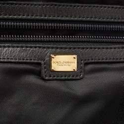 Pre Owned Dolce & Gabbana Brown Leopard Print Coated Canvas Trolley Luggage