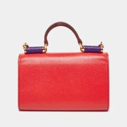 Dolce & Gabbana Multicolor Leather Miss Sicily Von Wallet On Chain