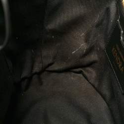 Pre Owned Dolce & Gabbana Natural/Black Raffia Kendra Basket Tote