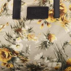 Pre Owned Dolce & Gabbana Beige/Multicolor Printed Canvas Shopper Tote