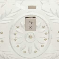 Pre Owned Dolce & Gabbana Silver Plexiglass Cinderella Top Handle Bag