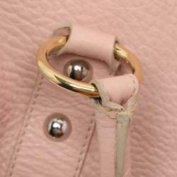 Dolce & Gabbana Pink Leather Embellished Satchel