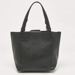 Dolce & Gabbana Black Leather Beatrice Tote