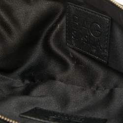 Pre Owned Dolce & Gabbana Black Crystals Satin Sasha Chain Bag