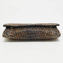 Pre Owned Dolce & Gabbana Black Crystals Satin Sasha Chain Bag